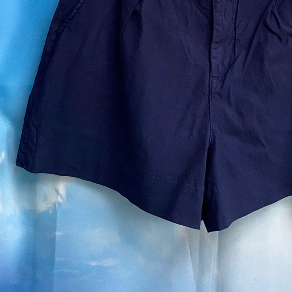 Frank & Eileen WATERFORD Walking Short ITALIAN PERFORMANCE LINEN size: 10 Navy - Picture 8 of 16